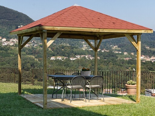 Gazebo ETNA: Gazebo ETNA - Losa Esterni da Vivere Gazebo ETNA: Gazebo ETNA - Losa Esterni da Vivere